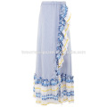 Nueva moda Striped Ruffle Summer Mini falda diaria DEM / DOM Manufacture Wholesale Fashion Women Apparel (TA5022S)